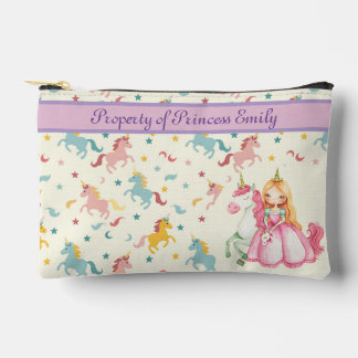 Personalized Princess Pencil Case Accessory Pouch