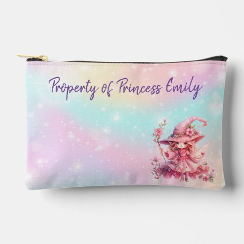 Personalized Princess Pencil Case Accessory Pouch