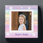 Personalized Princess Photo tabletop Plaque<br><div class="desc">Perfect tabletop photo plaque for your precious princess!</div>