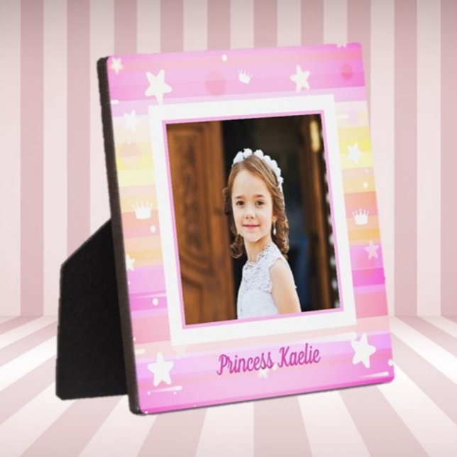Personalized Princess Photo tabletop Plaque (Creator Uploaded)