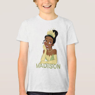 Personalized Princess Tiana Tri-Blend Shirt