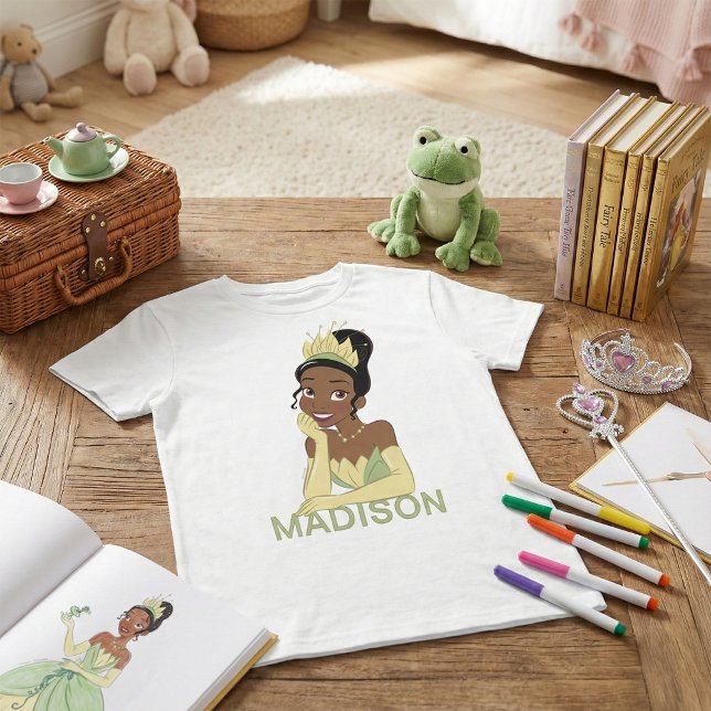Personalized Princess Tiana Tri-Blend Shirt (Creator Uploaded)