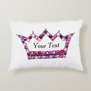 Personalized “ Princess Tiara” Accent Pillow