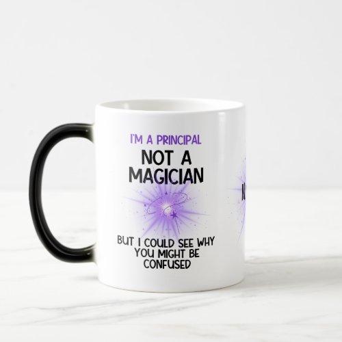 Personalized Principal Back to school funny  Magic Mug