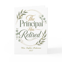 Personalized Principal Retirement Gift
