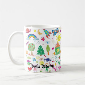 Personalized Print Your Child's Drawing Mug