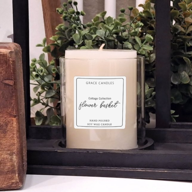 Personalized Product Candle Label Sticker (Creator Uploaded)