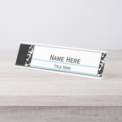 Personalized Professional Composition Book Desk Name Plate