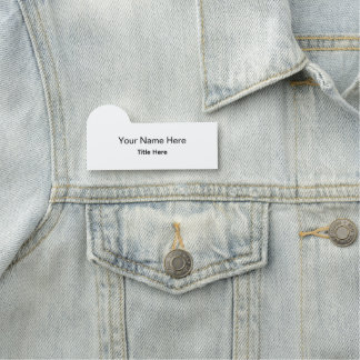 Personalized Professional Employee Classic Name Tag