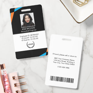 Personalized Professional Employee ID Photo Badge