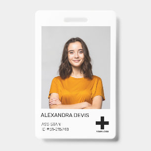 Personalized Professional Employee Logo & Photo Badge