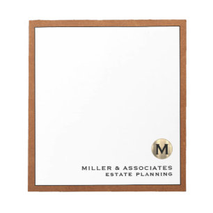Personalized Professional Luxury Branded Notepad