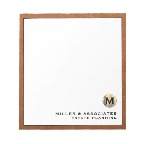 Personalized Professional Luxury Branded Notepad