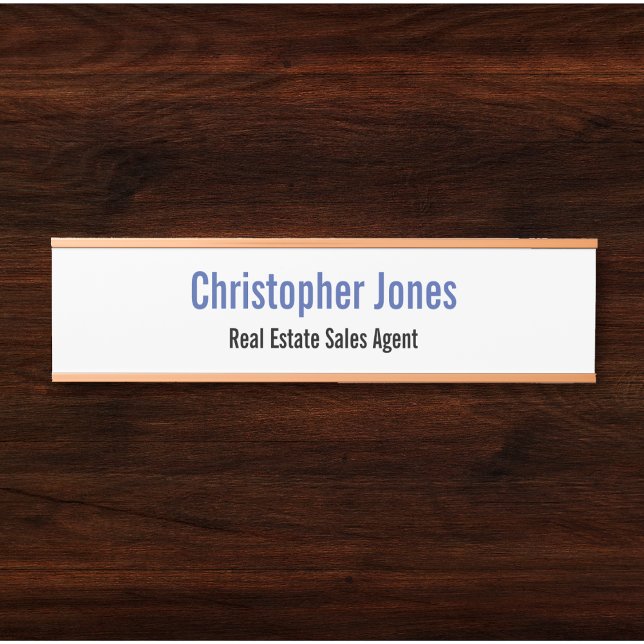Personalized Professional Modern Elegant Office Door Sign (Personalized Professional Modern Elegant Office Door Sign)