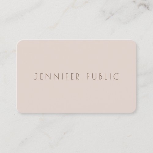 Personalized Professional Modern Elegant Template Business Card