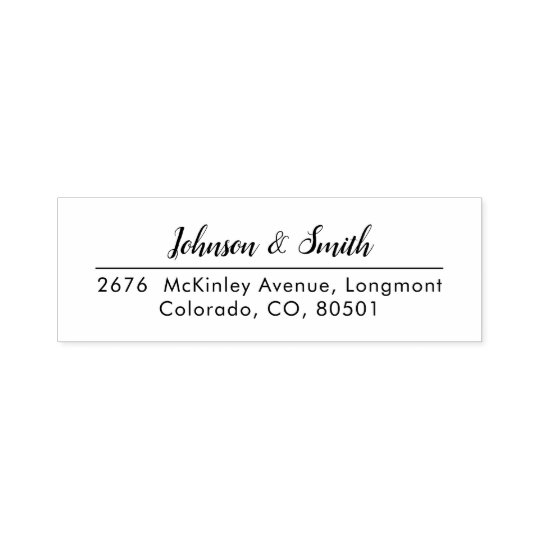 Personalized Professional Return Address Self Inking Stamp Return Address Self Inking Stamp