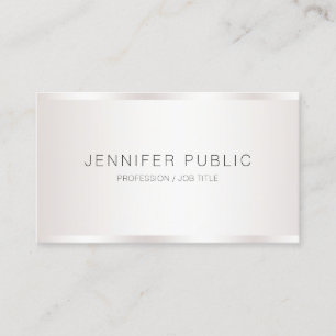 Personalized Professional Simple Template Modern Business Card