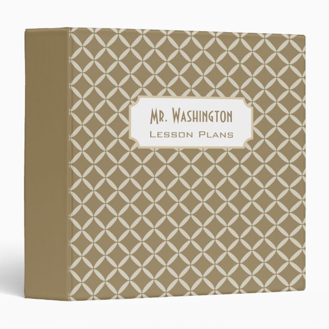 Personalized Professional Teacher's Binder Gift (Front/Spine)