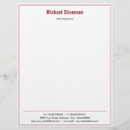 Personalized Professional Your Business Letterhead