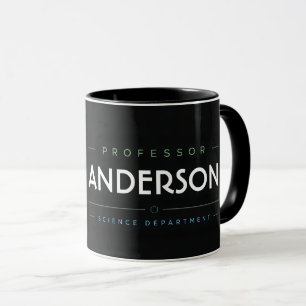 Personalized Professor Science Depart Coffee Mug
