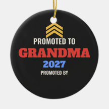 Personalized Promoted To Grandma 2027 Gift