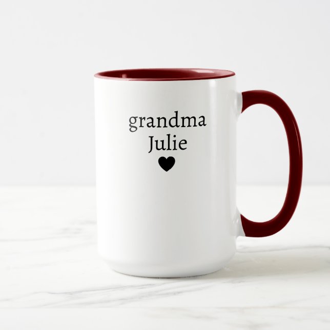 Personalized Promoted to Grandma Mug (Right)