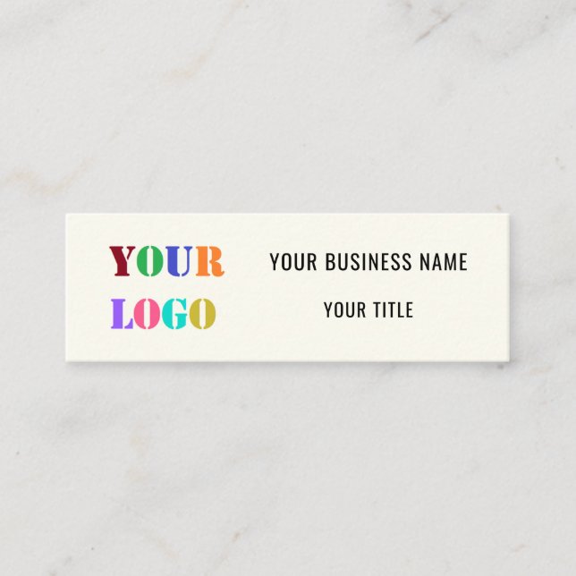 Personalized Promotional Business Card Template (Front)