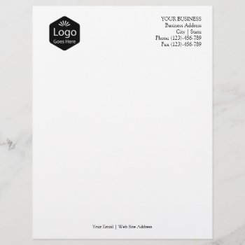 Personalized Promotional Business Logo Letterhead by Ricaso_Intros at Zazzle