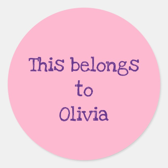 Personalized Property Stickers (Front)