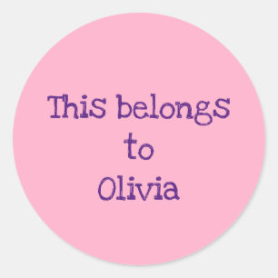 Personalized Property Stickers