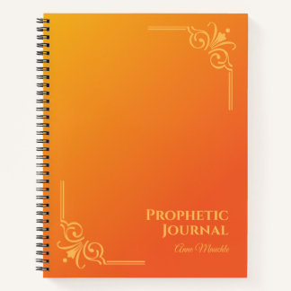Personalized Prophetic Journal Spiral Notebook