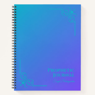 Personalized Prophetic Journal Spiral Notebook