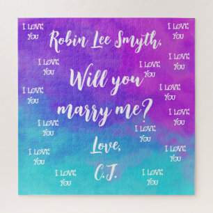 Personalized Proposal Jigsaw Puzzle