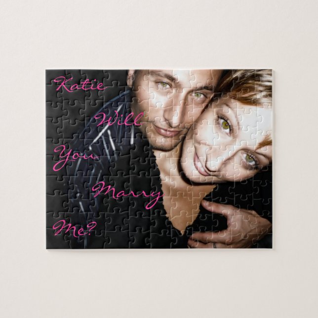 Personalized proposal puzzle (Horizontal)