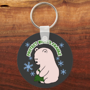 Personalized Protect What's Fragile Keychain