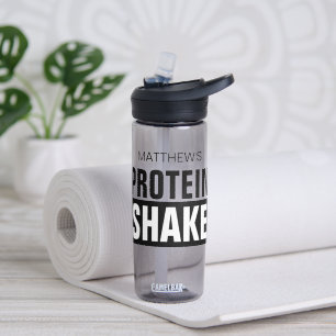 Personalized protein shake water bottle gift