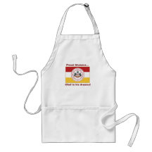 * PERSONALIZED - "Proud Alumnus" Apron w/PMC Flag