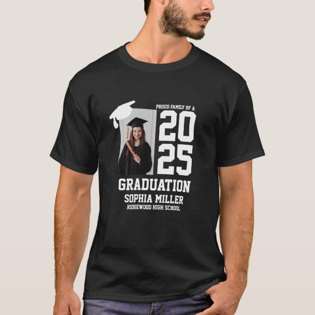 Personalized Proud Family Graduation 2025  Custom  T-Shirt (Front)