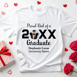 Personalized Proud Graduate 2025 Graduation Family T-Shirt