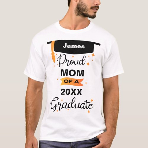 Personalized Proud Mom Of a 2023 Graduate T_Shirt