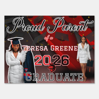 Personalized Proud Parent 2026 Graduation Sign