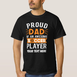 Personalized Proud Soccer Dad T-Shirt