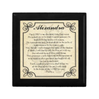 Personalized Psalm 23 Bible Verse Prayer Gift Box