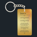 Personalized Psalm 23   keychain<br><div class="desc">The Words of Psalm 23</div>