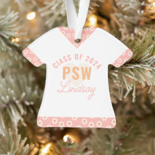 Personalized PSW graduation Ornament