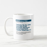 Personalized Publication Classic 15oz Mug - Blue