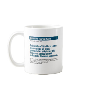 Personalized Publication Classic 15oz Mug - Blue