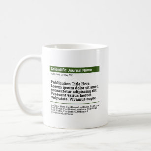 Personalized Publication Classic Mug - Green