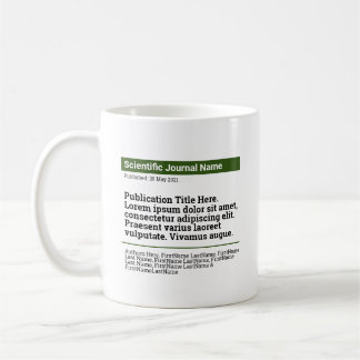 Personalized Publication Classic Mug - Green