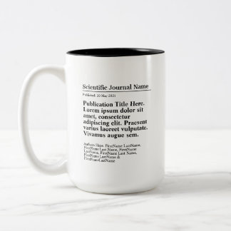 Personalized Publication Two-Tone 15oz Mug